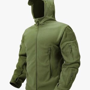 Hooded Military Jacket for Men